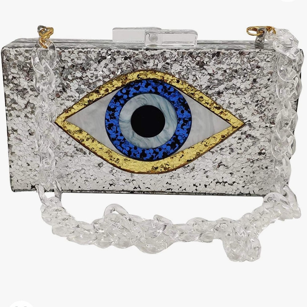 Acrylic Evil Eye Clutch 🧿